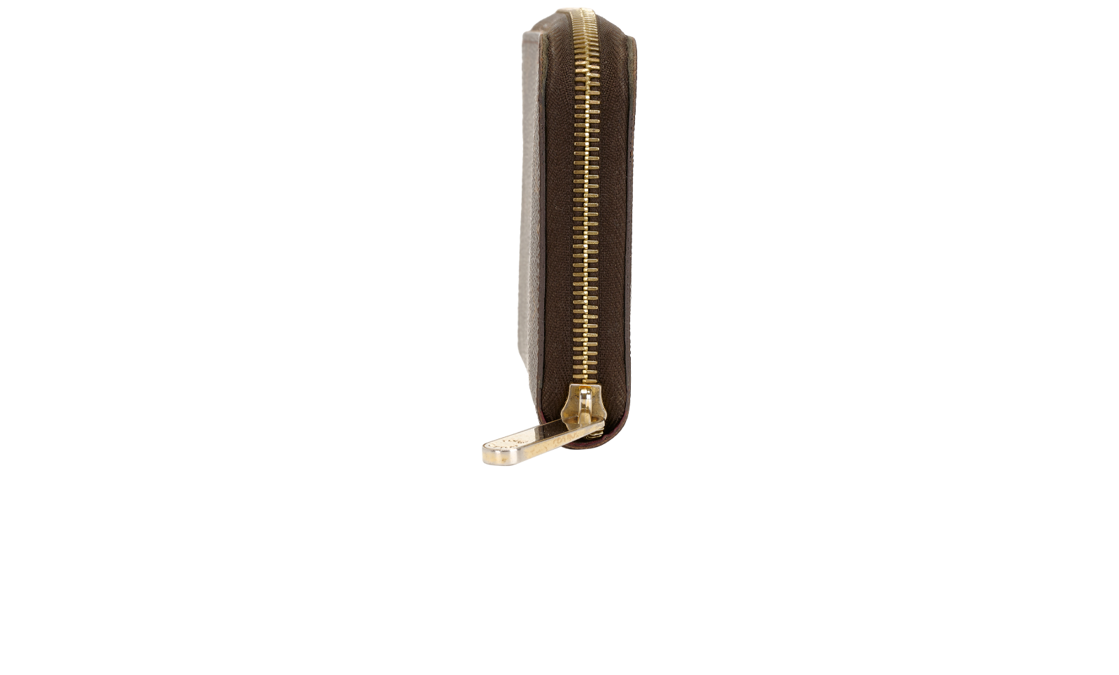 Louis Vuitton Zippy Wallet, &pound;295, Accessories, Brown, Canvas, Side view